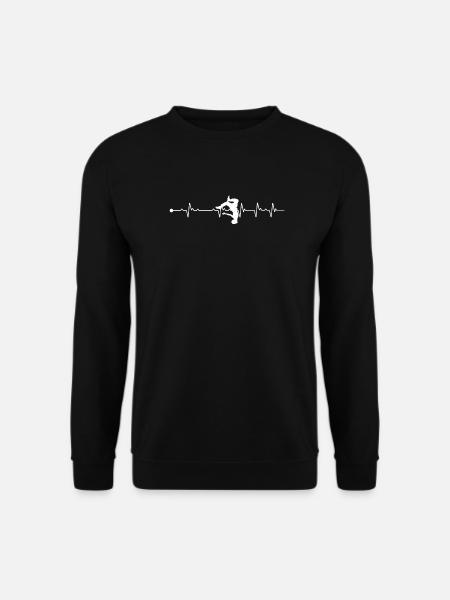 Heartbeat Pakour - Unisex Sweatshirt - black