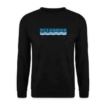 OCEANMAN - Unisex Sweatshirt - black - Front - Alina (178cm) & Michal (187cm)