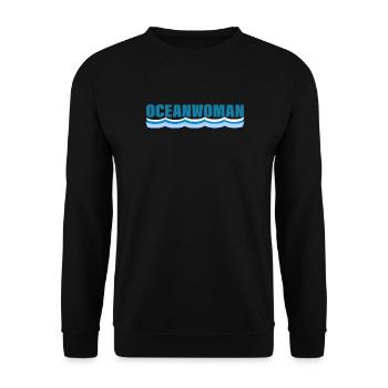 OCEANWOMAN - Unisex Sweatshirt - black - Front - Alina (178cm) & Michal (187cm)