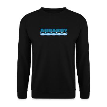 AQUABOY - Sweat-shirt Unisexe - noir - Devant - Alina (178cm) & Michal (187cm)