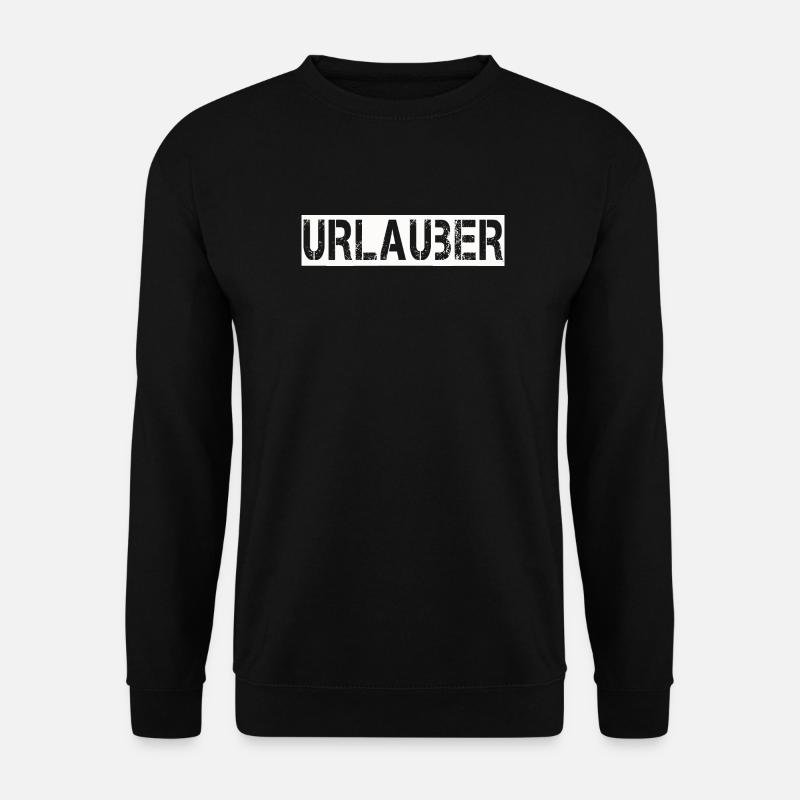 VACATIONER - Unisex Sweatshirt - black