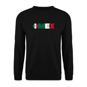 MÉXIQUE - Sweat-shirt Unisexe - noir - Devant - Alina (178cm) & Michal (187cm)