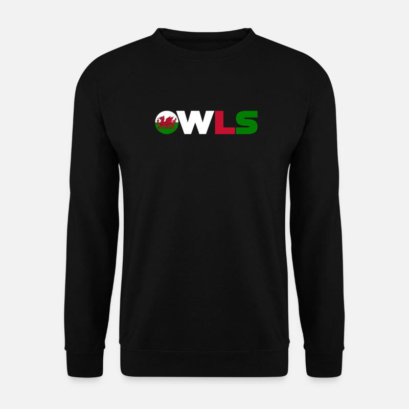 Wales - Unisex Pullover - Schwarz