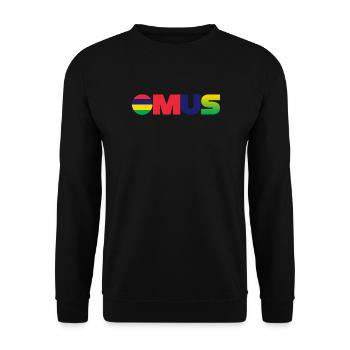 Mauritius - Unisex Sweatshirt - black - Front - Alina (178cm) & Michal (187cm)