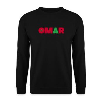 Morocco - Unisex Sweatshirt - black - Front - Alina (178cm) & Michal (187cm)