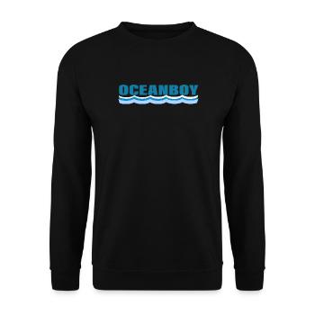 OCEANBOY - Unisex Sweatshirt - black - Front - Alina (178cm) & Michal (187cm)