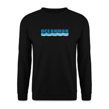 OCEANMAN - Unisex Sweatshirt - black - Front - Alina (178cm) & Michal (187cm)