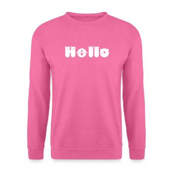 Hallo Katze - Unisex Pullover - Pink - Vorne