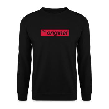 the original partnerlook the remix eltern Super so - Unisex Pullover - Schwarz - Vorne - Alina (178cm) & Michal (187cm)