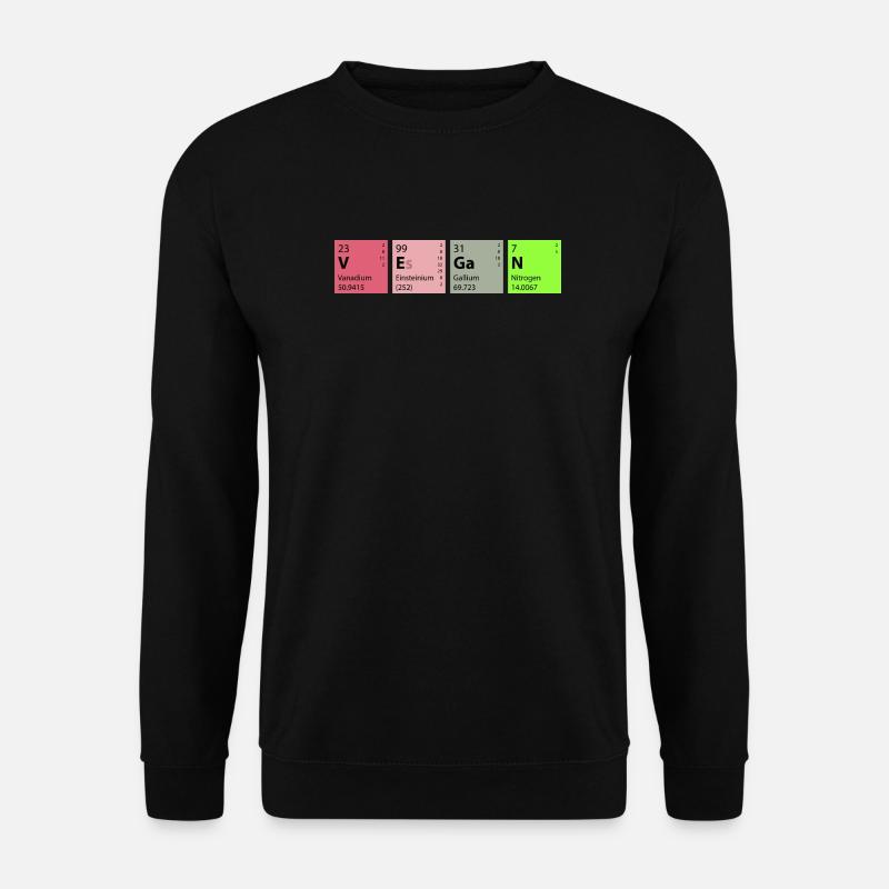 Chemie Vegan - Unisex Pullover - Schwarz