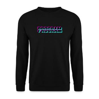 Computer program - Unisex Sweatshirt - black - Front - Alina (178cm) & Michal (187cm)