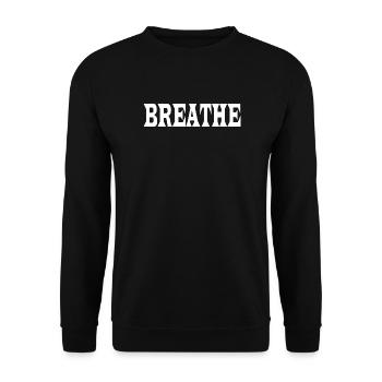live freely - Unisex Sweatshirt - black - Front - Alina (178cm) & Michal (187cm)