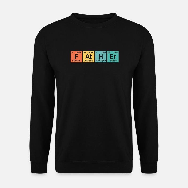 Vater-Element - Unisex Pullover - Schwarz