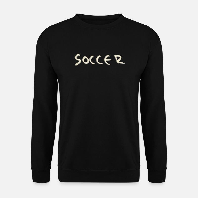 Soccer - Unisex Pullover - Schwarz