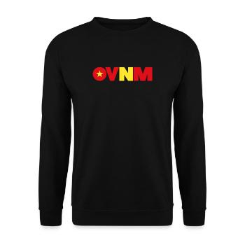 Vietnam - Unisex Sweatshirt - black - Front - Alina (178cm) & Michal (187cm)