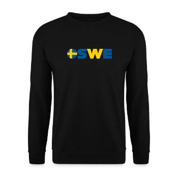 Schweden - Unisex Pullover - Schwarz - Vorne - Alina (178cm) & Michal (187cm)