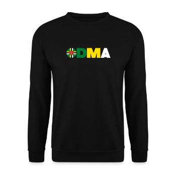 Dominica - Unisex Sweatshirt - black - Front - Alina (178cm) & Michal (187cm)