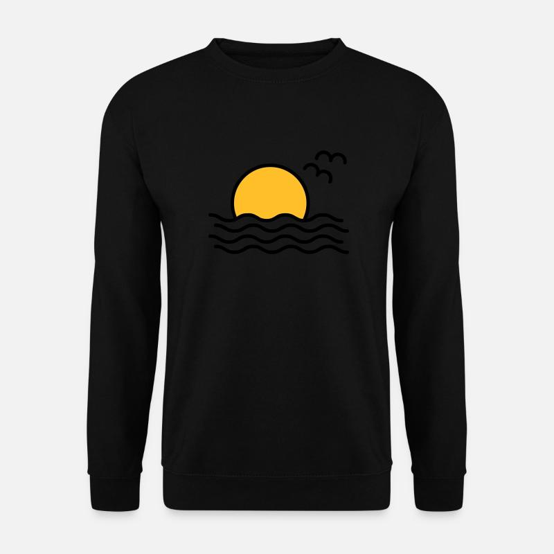 Coucher de soleil - Sweat-shirt Unisexe - noir
