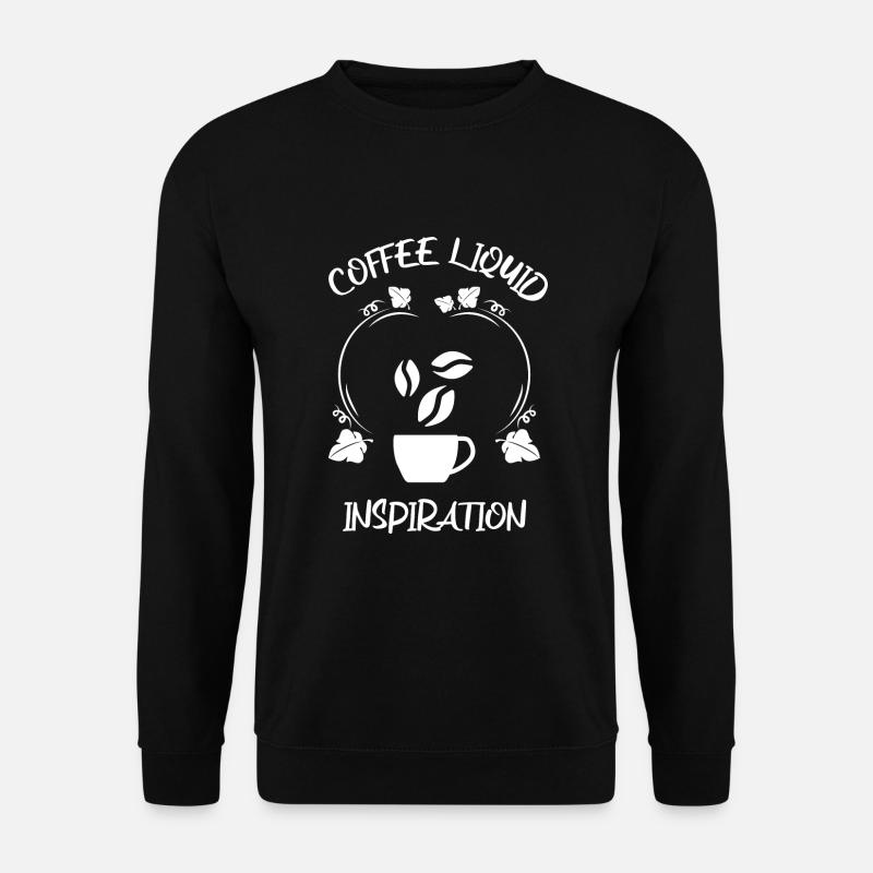 Kaffee Espresso Käffchen - Unisex Pullover - Schwarz