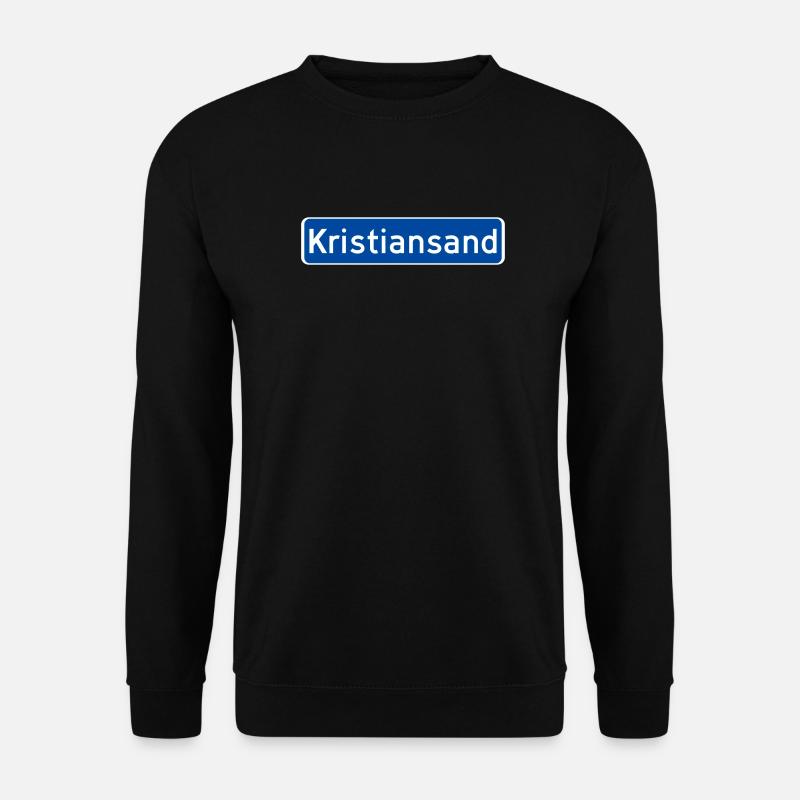 Kristiansand - Unisex Pullover - Schwarz
