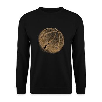 Basketball 01 PNG RTVH - Unisex Pullover - Schwarz - Vorne - Alina (178cm) & Michal (187cm)