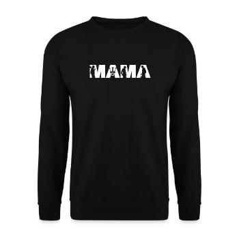 Mama Metalldetektor-Hobbyist und Schatzjäger - Unisex Pullover - Schwarz - Vorne - Alina (178cm) & Michal (187cm)