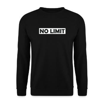no_limit - Sweat-shirt Unisexe - noir - Devant - Alina (178cm) & Michal (187cm)