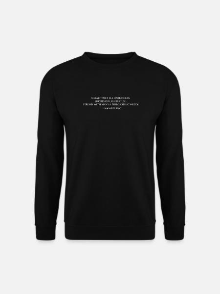 Immanuel Kant Quote - Unisex Sweatshirt - black