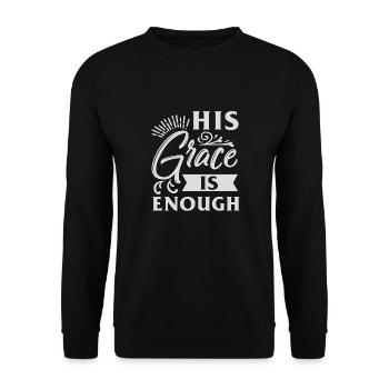 Dire chrétienne - Sweat-shirt Unisexe - noir - Devant - Alina (178cm) & Michal (187cm)