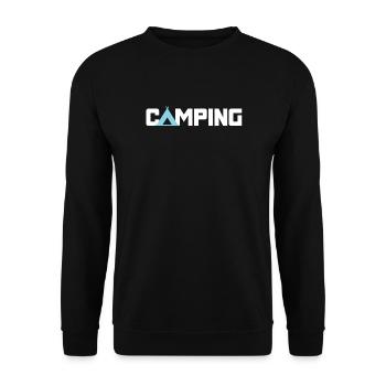 Camping tente vacances de camping-car amateur - Sweat-shirt Unisexe - noir - Devant - Alina (178cm) & Michal (187cm)