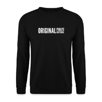 Original Pirate Material - UKG Music - Unisex Sweatshirt - black - Front - Alina (178cm) & Michal (187cm)