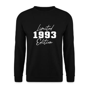 30. Geburtstag Männer Frauen Jubiläum 30 Jahre alt - Unisex Pullover - Schwarz - Vorne - Alina (178cm) & Michal (187cm)