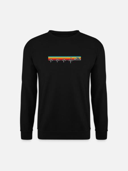 Pulse of the Sea Jet Ski - Unisex Sweatshirt - black