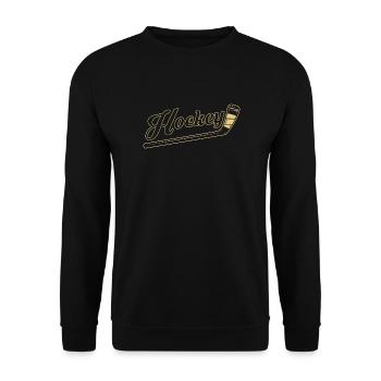 Hockey - Unisex Pullover - Schwarz - Vorne - Alina (178cm) & Michal (187cm)