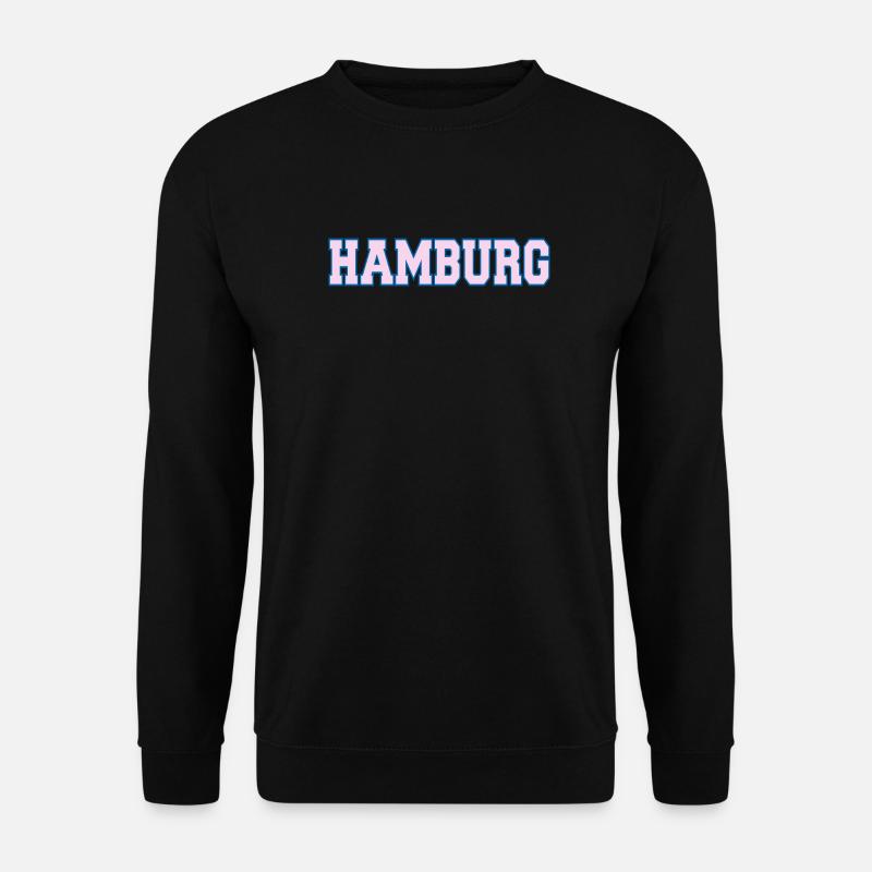 Hamburg Schriftzug - Unisex Pullover - Schwarz