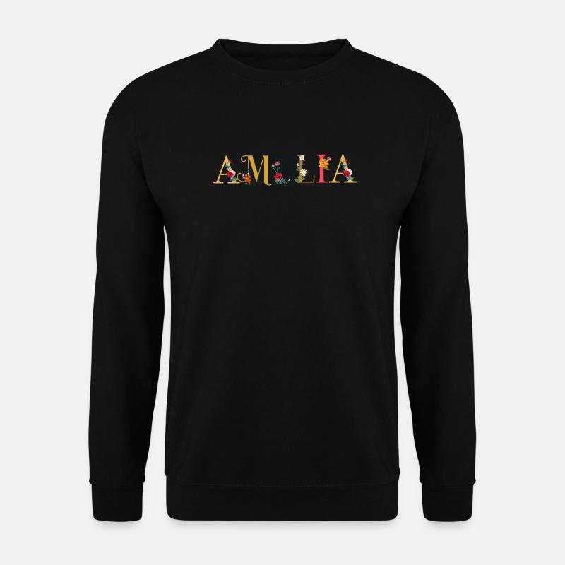Amelia - Unisex Pullover - Schwarz