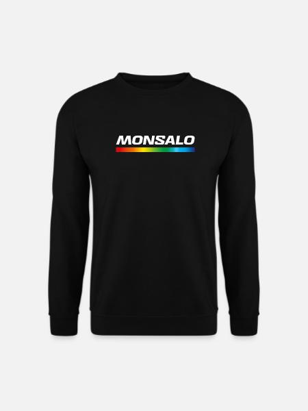 MONSALO – Humorvolle Kaperung des Salomon-Logos - Unisex Pullover - Schwarz