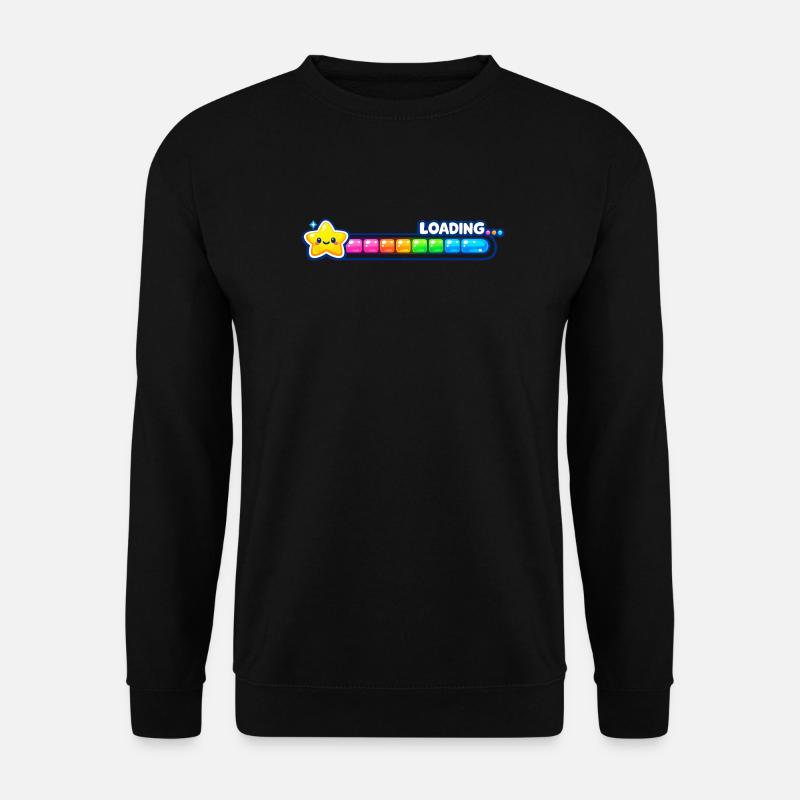 loading gamer level - Unisex Pullover - Schwarz