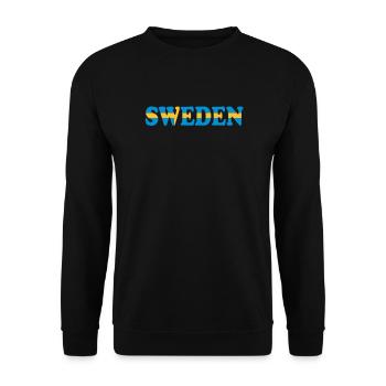 Sweden - Unisex Sweatshirt - black - Front - Alina (178cm) & Michal (187cm)
