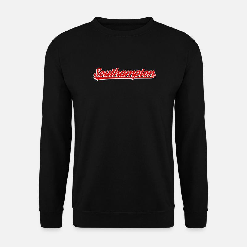 Southampton England Font - Unisex Sweatshirt - black
