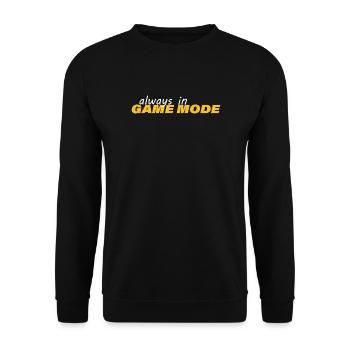 TOUJOURS EN MODE JEU - Sweat-shirt Unisexe - noir - Devant - Alina (178cm) & Michal (187cm)