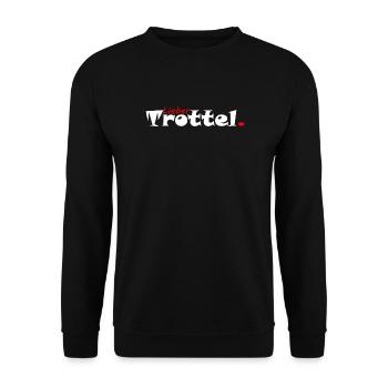 Dear Idiot Clumsy - Unisex Sweatshirt - black - Front - Alina (178cm) & Michal (187cm)