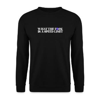 Auto - Unisex Pullover - Schwarz - Vorne - Alina (178cm) & Michal (187cm)