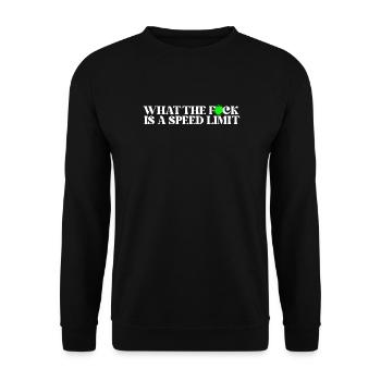 Car - Unisex Sweatshirt - black - Front - Alina (178cm) & Michal (187cm)