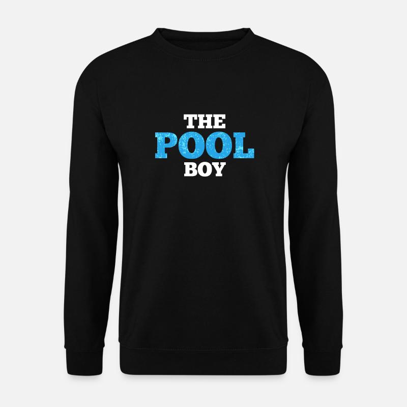 Der Pool-Junge - Unisex Pullover - Schwarz