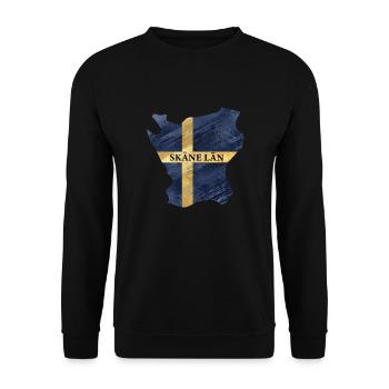 SCHWEDEN SKANE LÄN - Unisex Pullover - Schwarz - Vorne - Alina (178cm) & Michal (187cm)