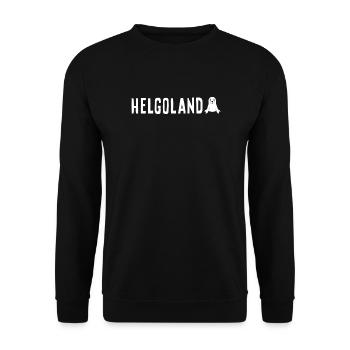 Heligoland seal - Unisex Sweatshirt - black - Front - Alina (178cm) & Michal (187cm)
