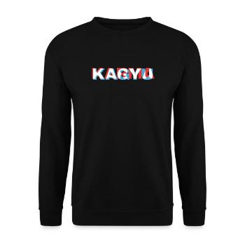 Karma Kagyu - Unisex Sweatshirt - black - Front - Alina (178cm) & Michal (187cm)