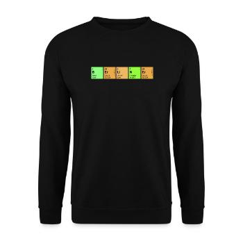Chemistry Berlin - Unisex Sweatshirt - black - Front - Alina (178cm) & Michal (187cm)