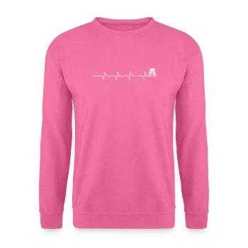 Battement de cœur des pyramides mésoaméricaines - Sweat-shirt Unisexe - rose - Devant